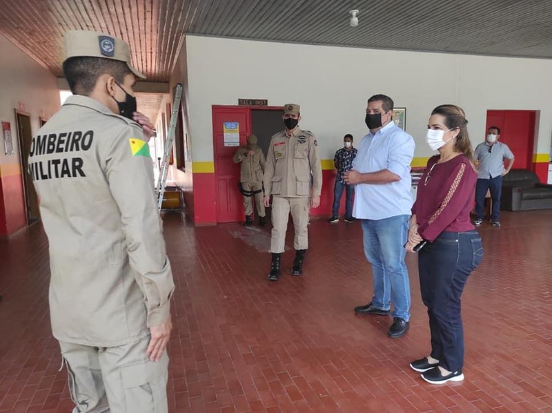 Mara Rocha anuncia o empenho de Emenda Especial, de sua autoria, de R$ 412 mil, para reforma da área de treinamento em mergulho do Corpo de Bombeiros de Cruzeiro do Sul
